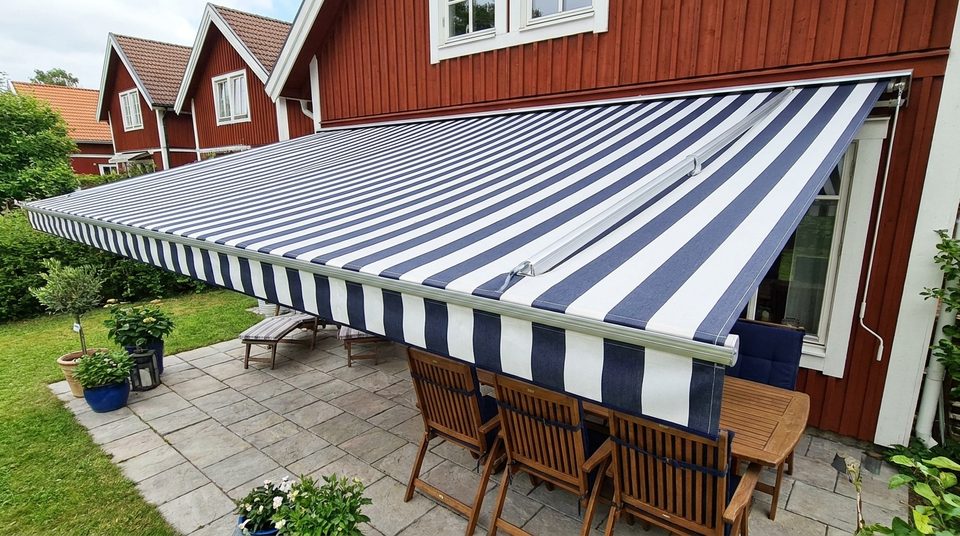 Byte av markisväv